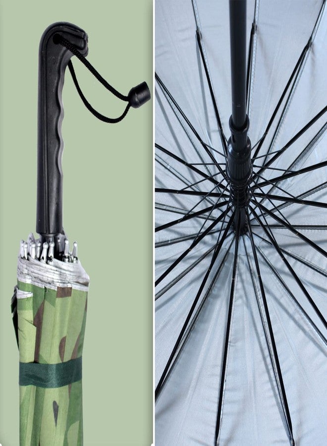GLAN Military Printed Umbrella With Strong Long Handle Umbrella Big Size Great For Dressy And Formal Occasions For Men And Women - Image 5